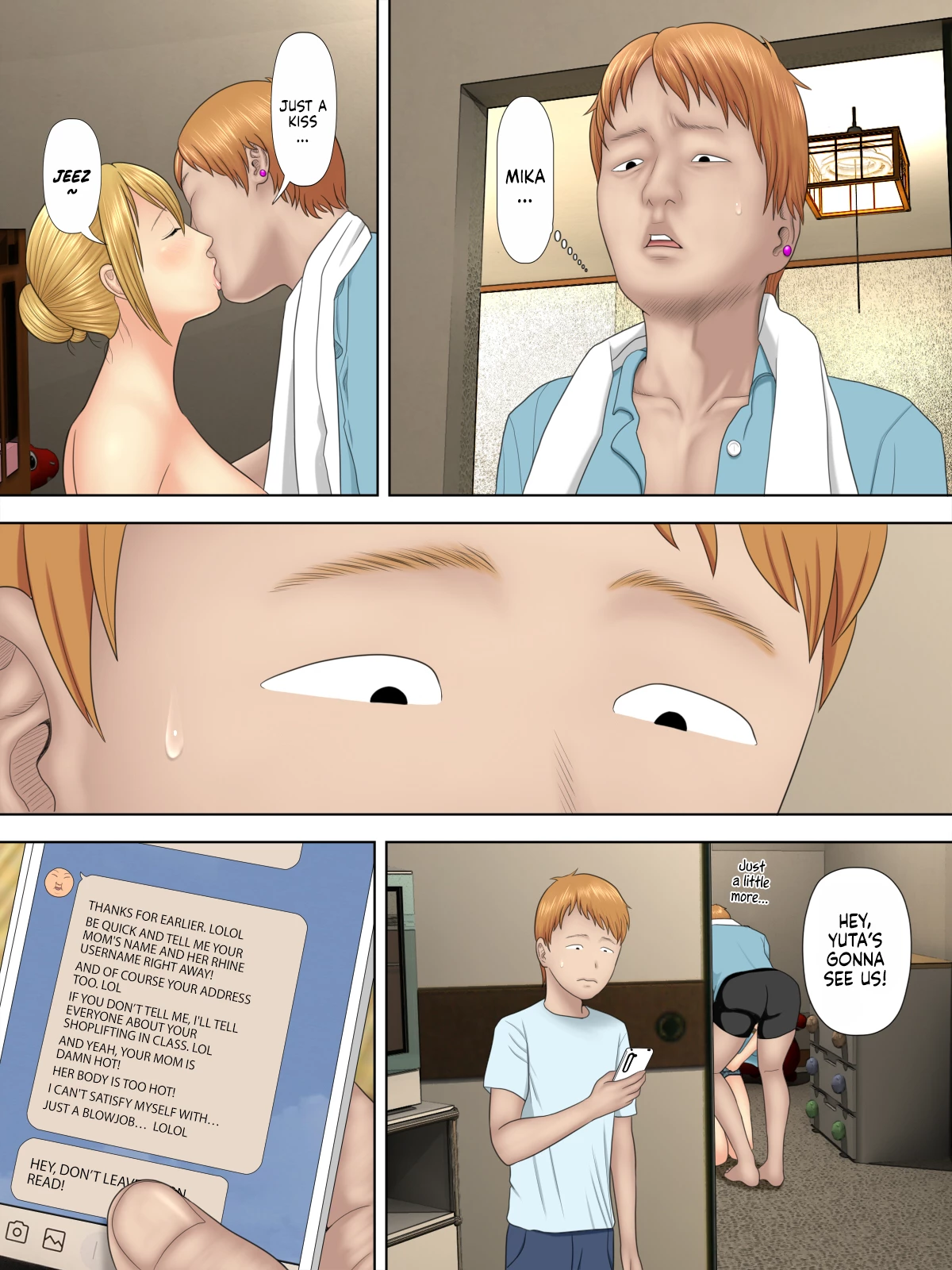 Shoplifting Mom and Store Manager's Son 2 | Manbiki Mama to Tenchou no Musuko 2 porn comic picture 4