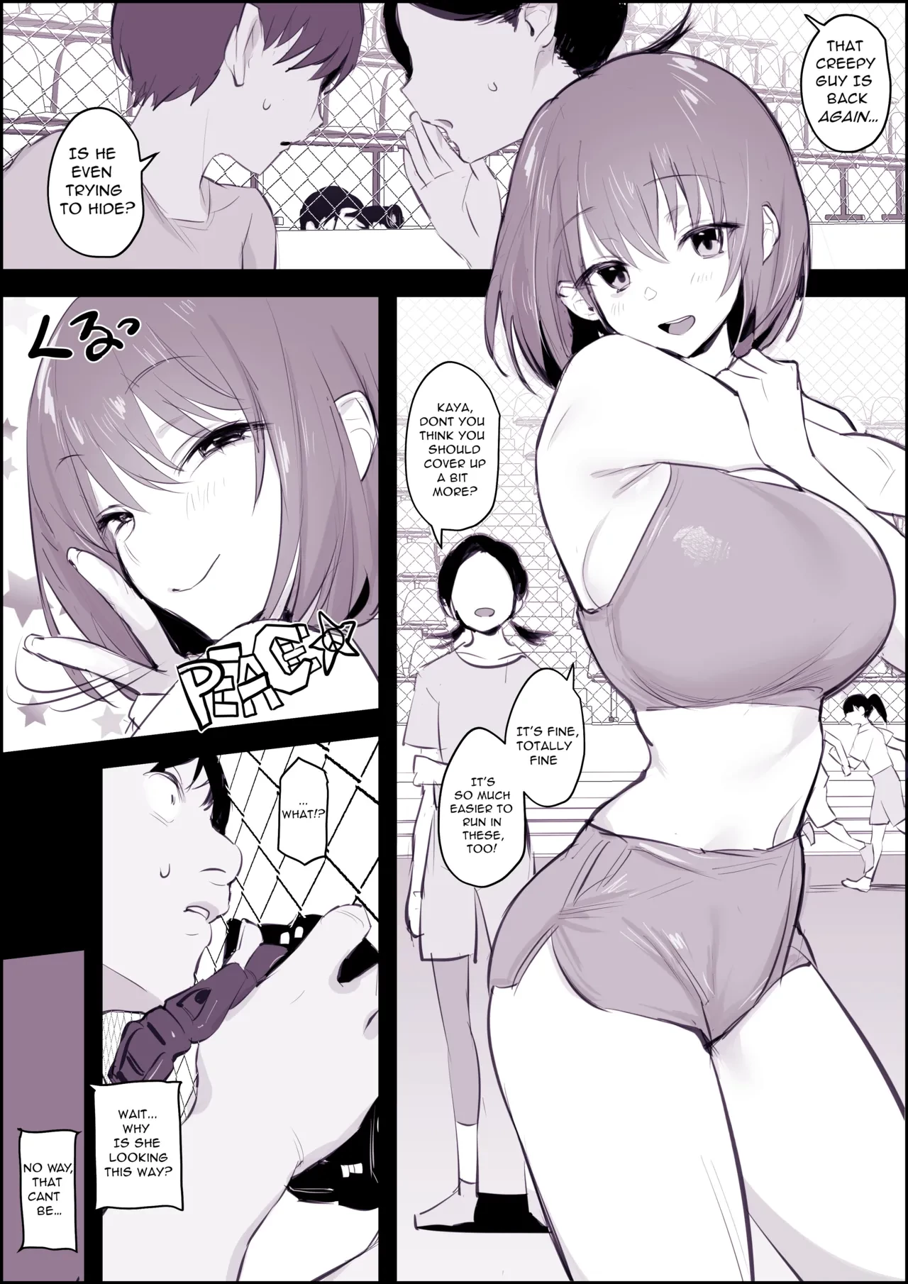 Showing Off at The Track And Field Club | Misetsuke Rikujoubu porn comic picture 2