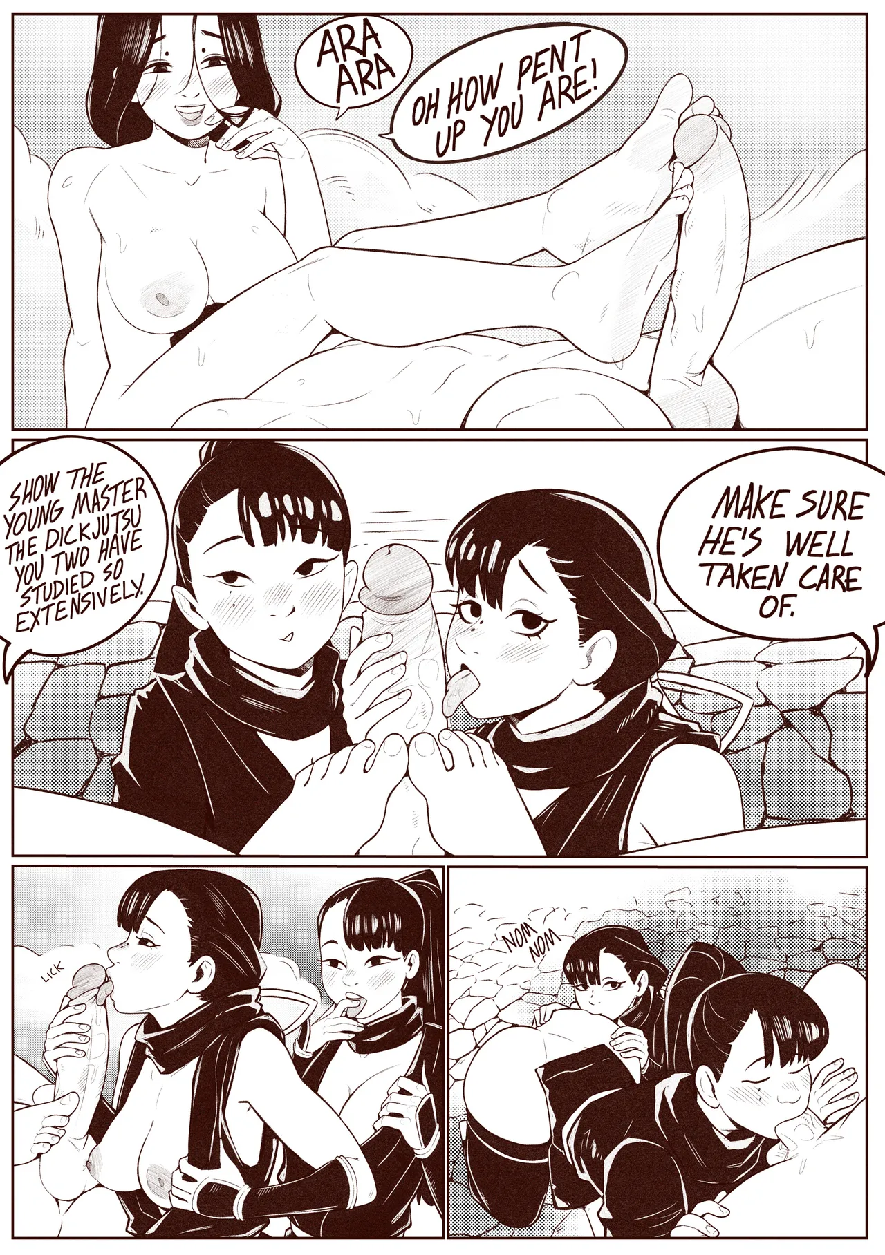 Shuro's Retinue porn comic picture 3