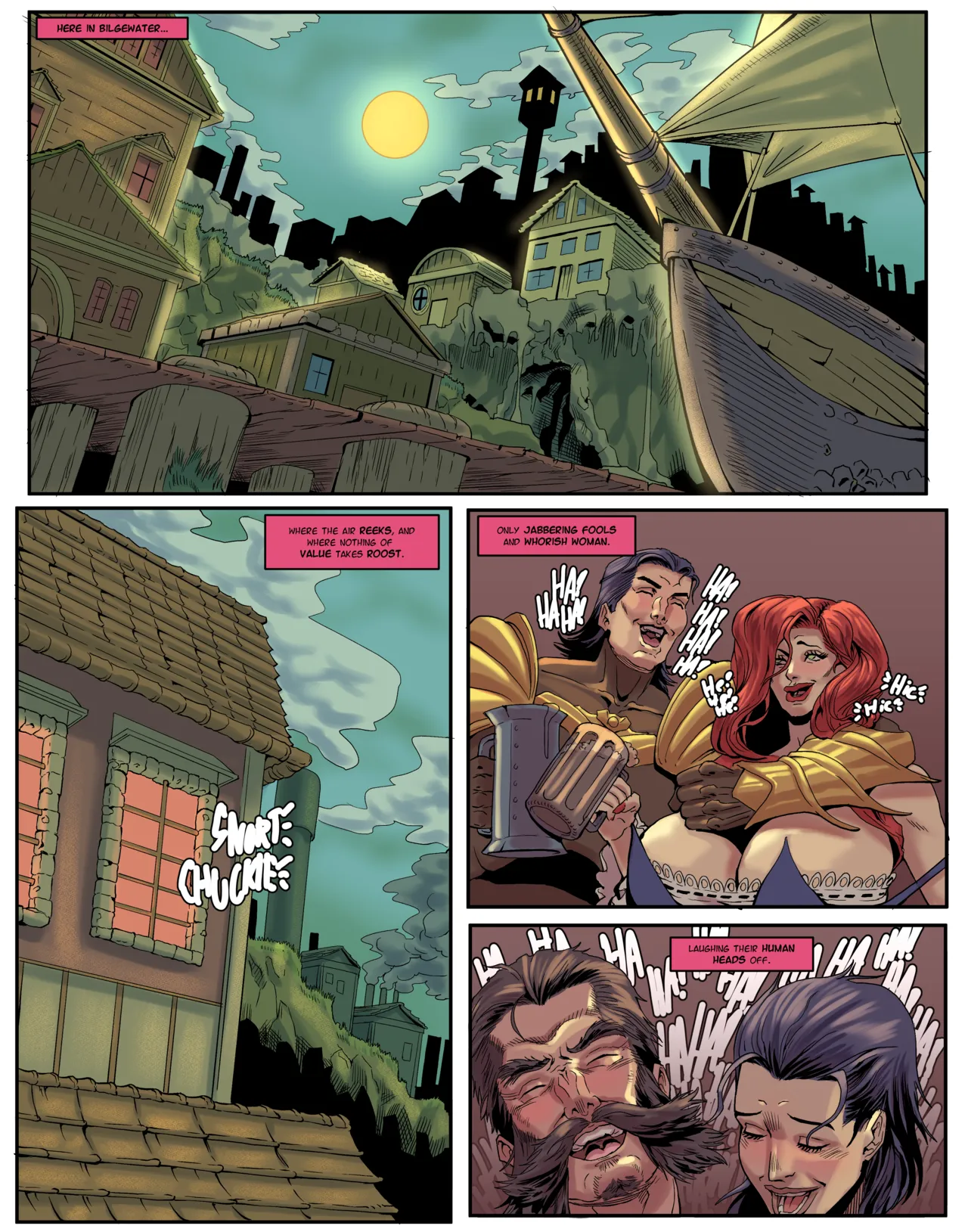 Shyvanas trip to Bilgewater porn comic picture 1