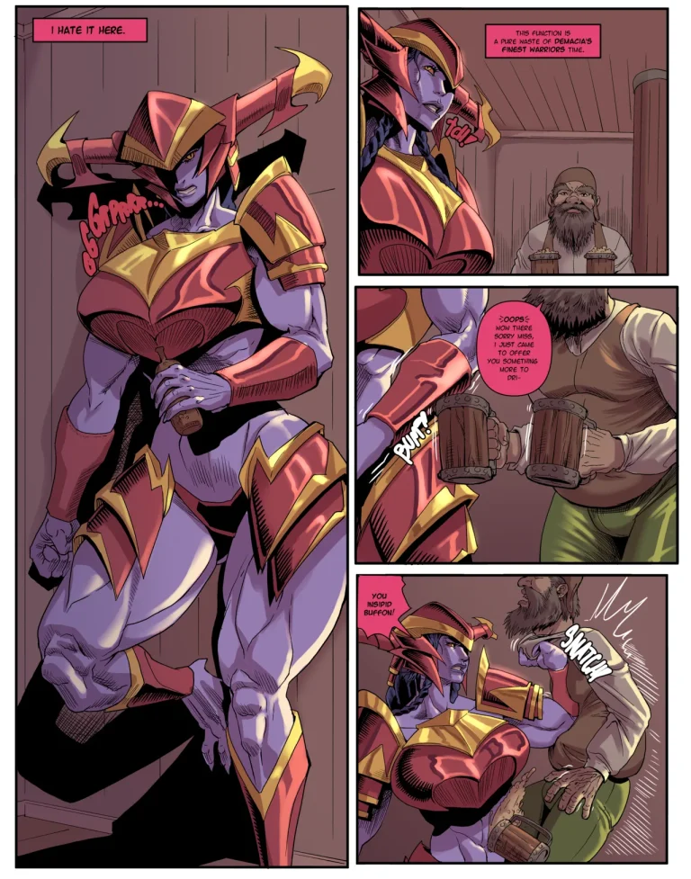 Shyvanas trip to Bilgewater porn comic picture 2
