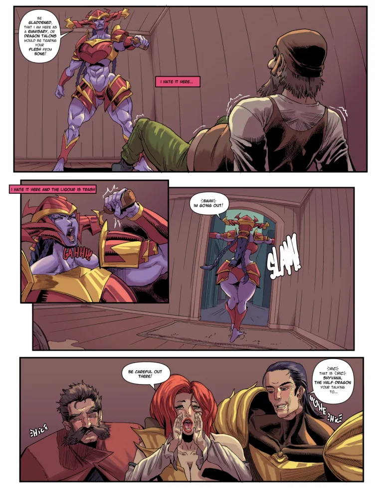 Shyvanas trip to Bilgewater porn comic picture 3