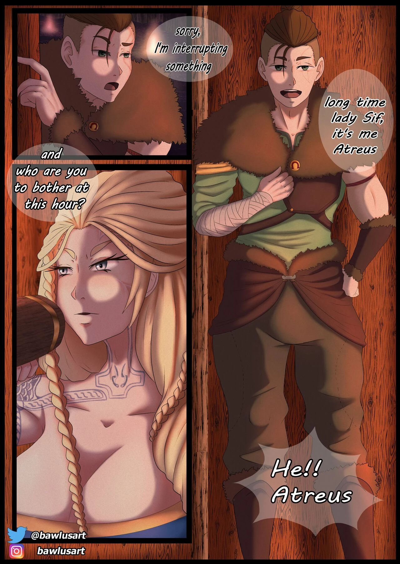Sif's Revenge porn comic picture 4