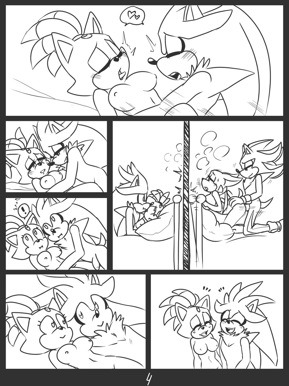 Silver and Blaze porn comic picture 4