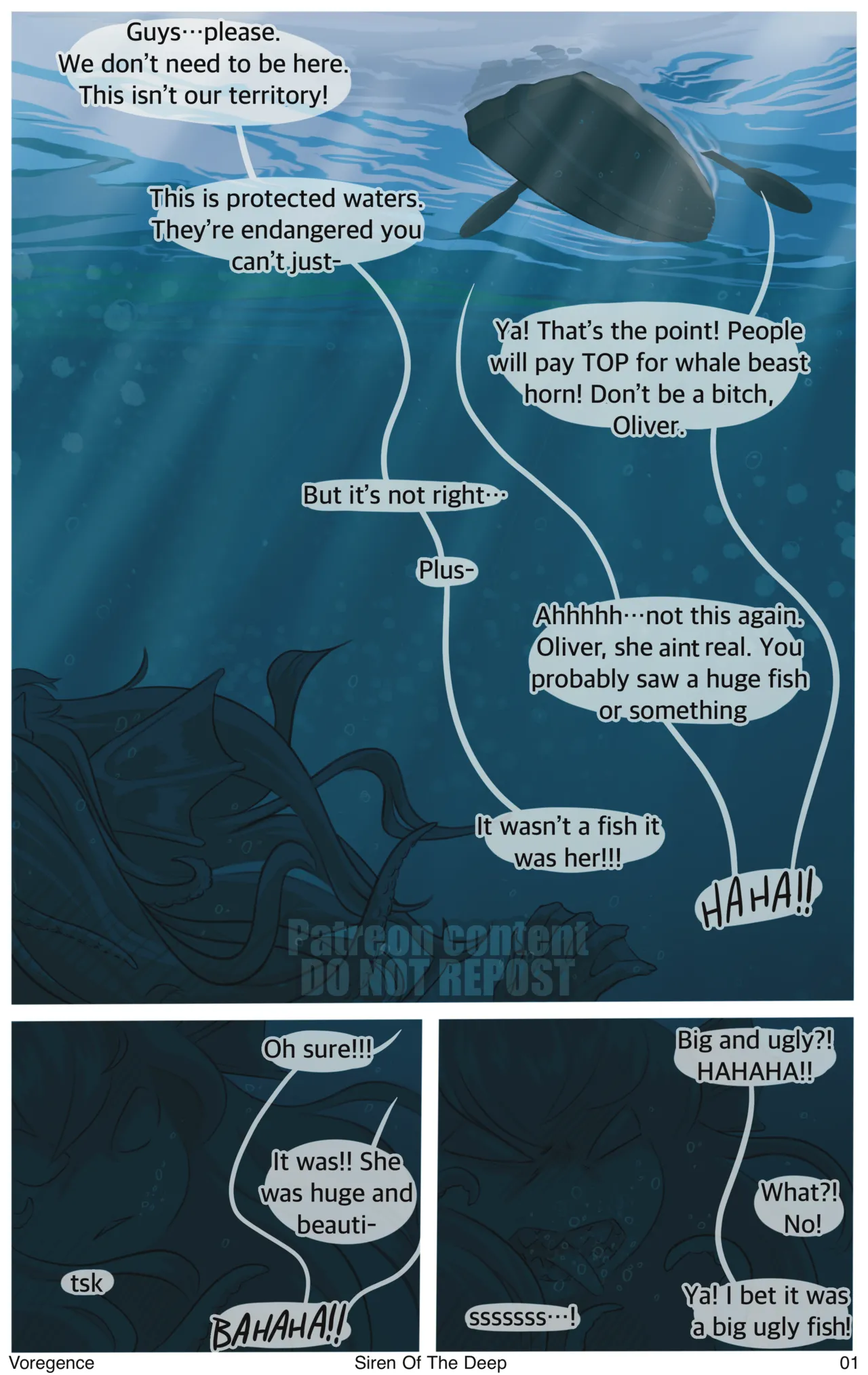 Siren of the Deep porn comic picture 2