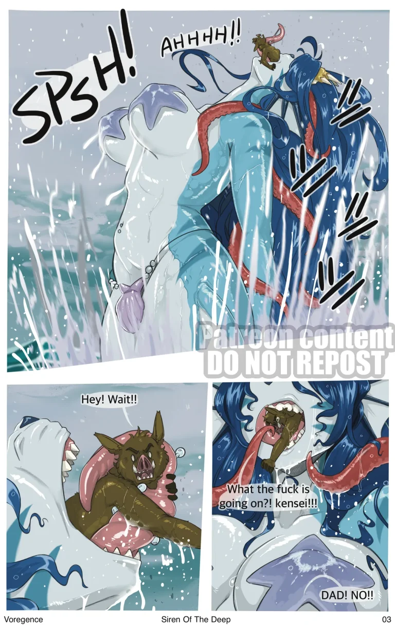 Siren of the Deep porn comic picture 4