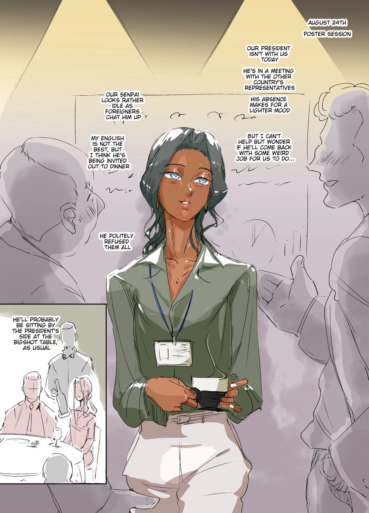 Sissy secretary business trip | Mesu Seinen Hisho porn comic picture 5