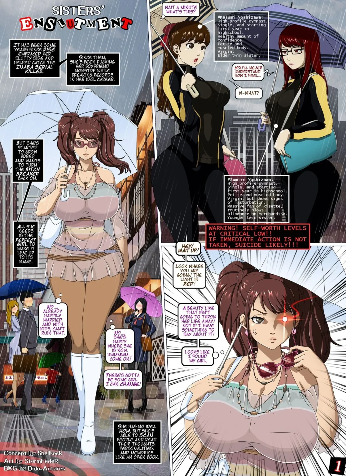 Sisters' Enslutment porn comic picture 1