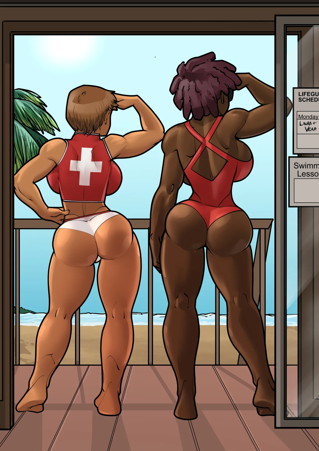 Size Queen Swimsuit Issue porn comic picture 18