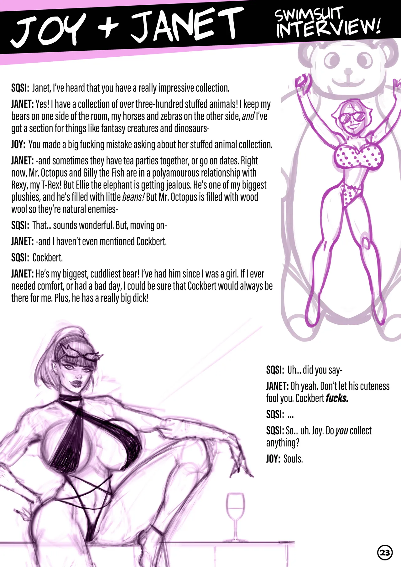 Size Queen Swimsuit Issue porn comic picture 24