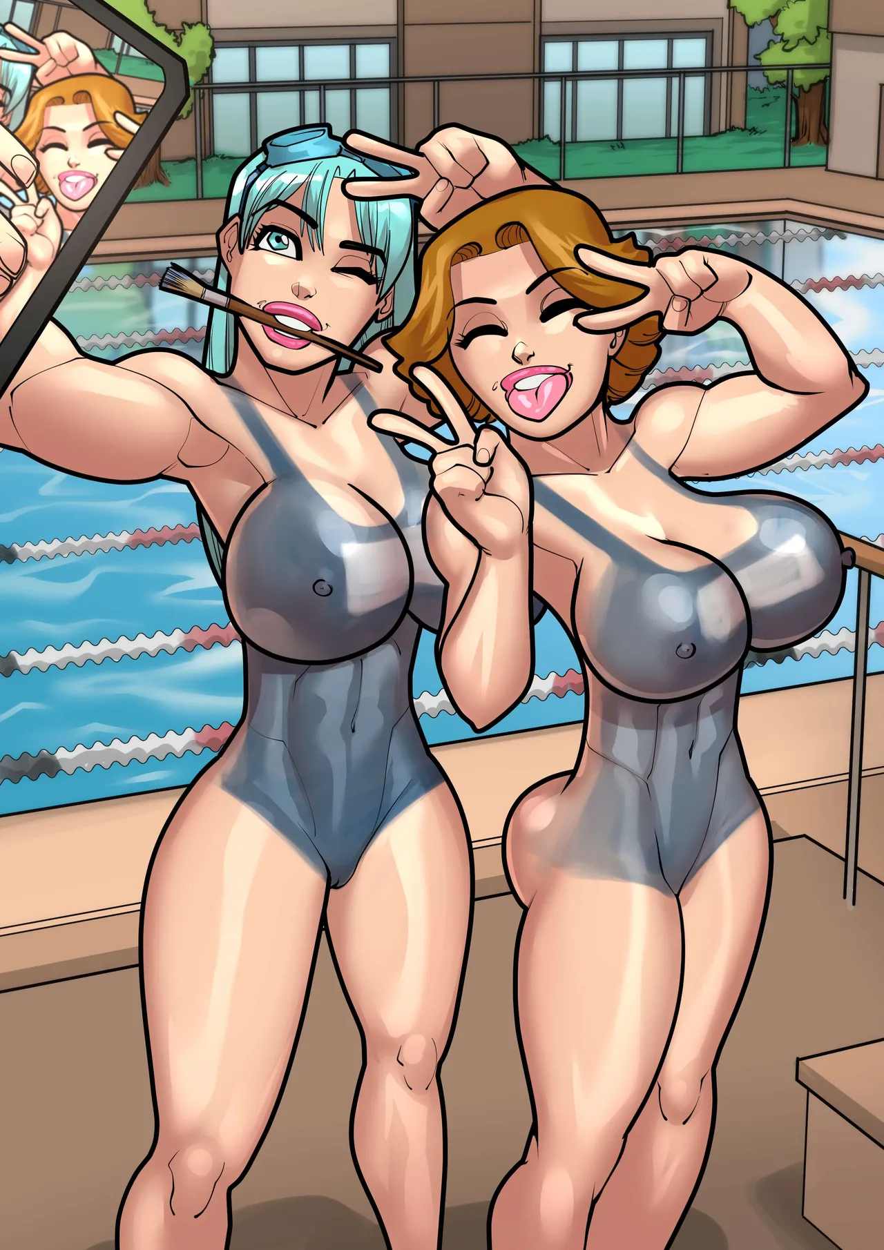 Size Queen Swimsuit Issue porn comic picture 37