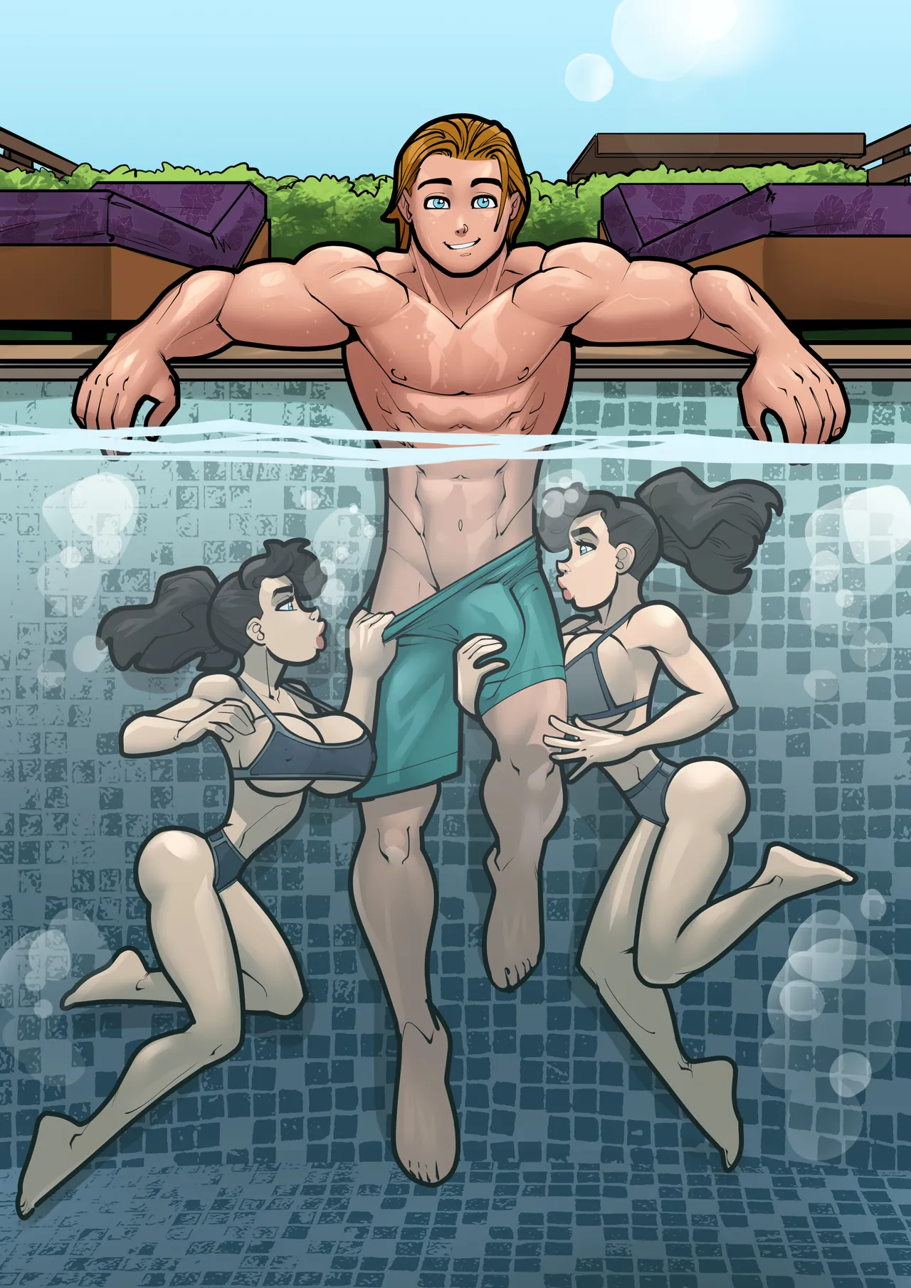 Size Queen Swimsuit Issue porn comic picture 7