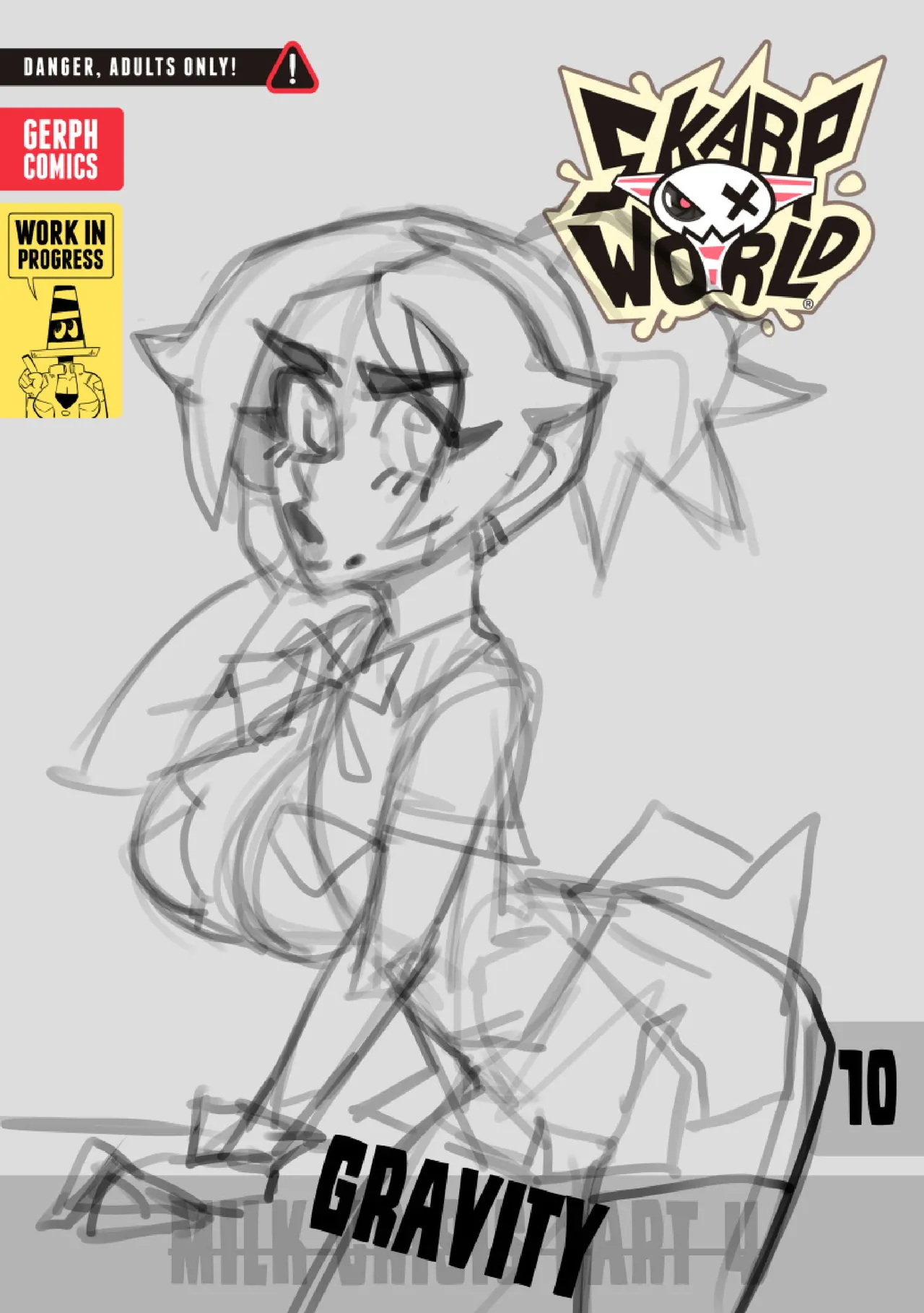 Skarpworld 10: Milk Crisis Part 4: Gravity porn comic picture 2