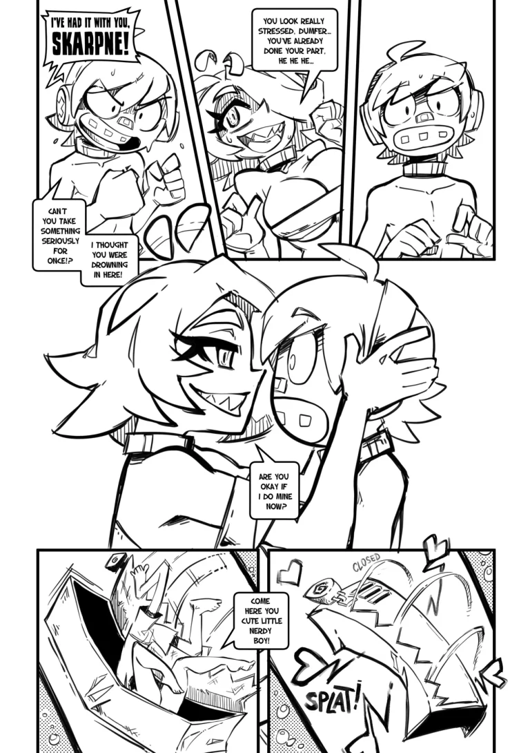 Skarpworld 10: Milk Crisis Part 4: Gravity porn comic picture 20