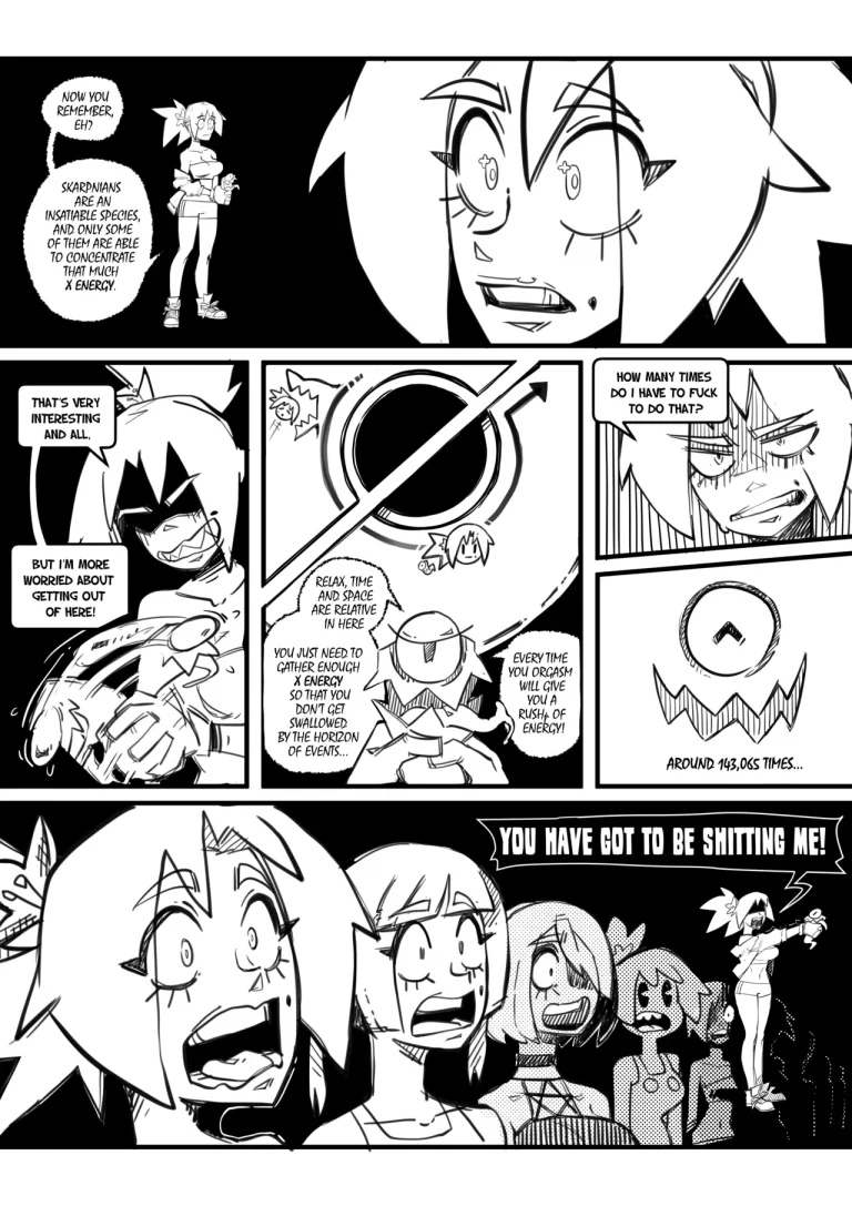 Skarpworld 10: Milk Crisis Part 4: Gravity porn comic picture 29