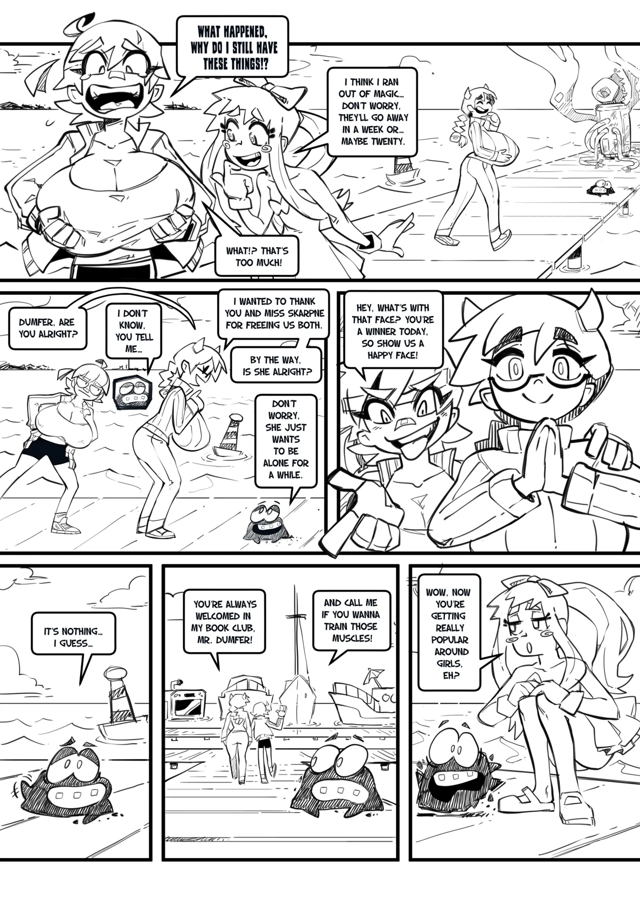 Skarpworld 10: Milk Crisis Part 4: Gravity porn comic picture 31