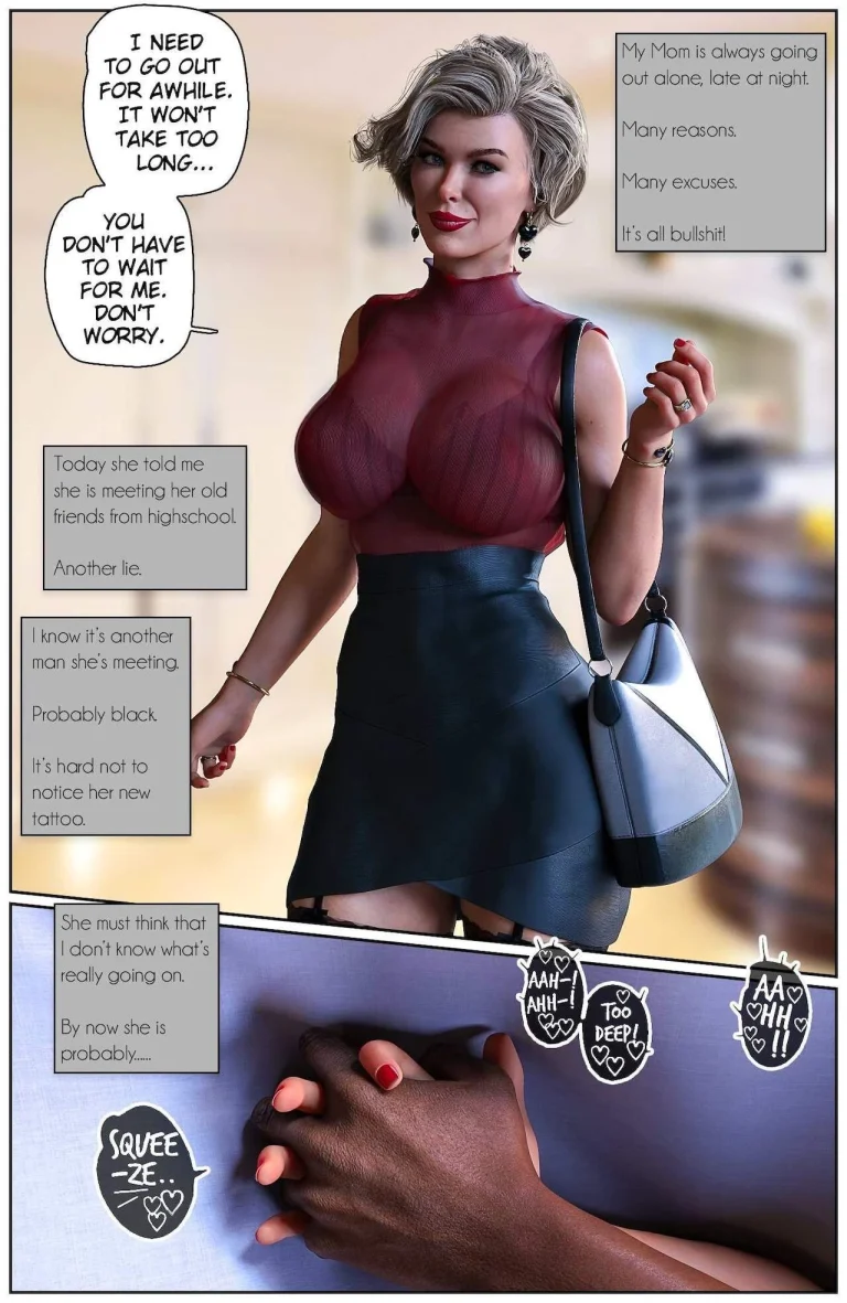 Slutty Mom porn comic picture 3