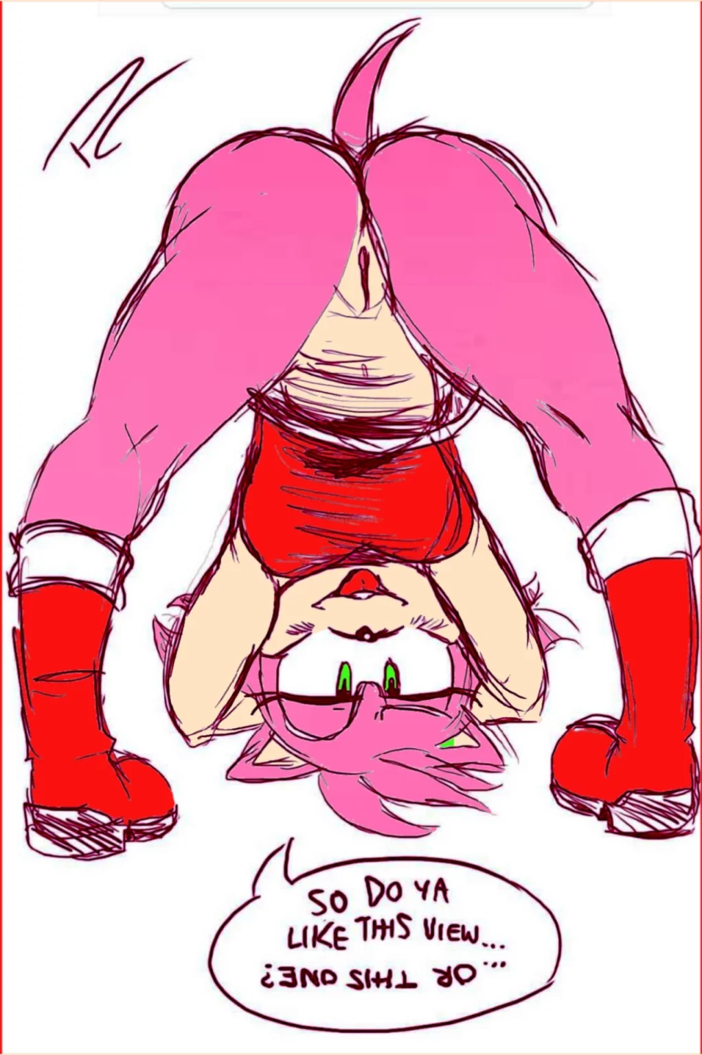 Sonic Fakery way porn comic picture 1