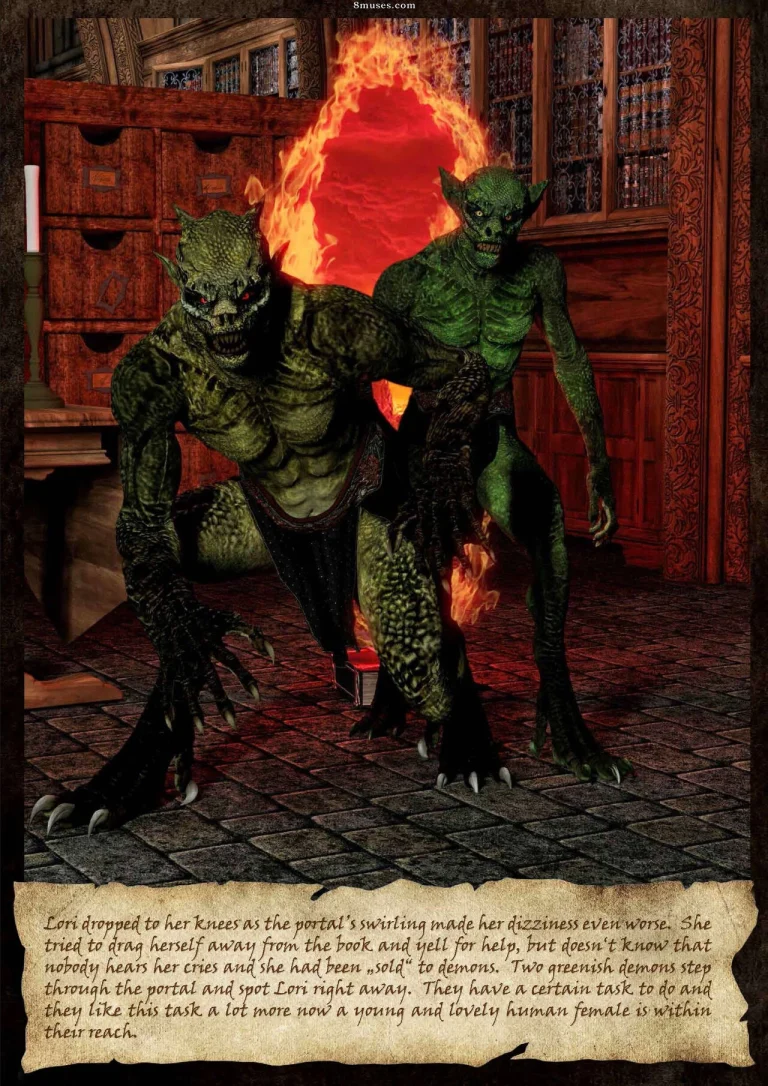 Sorceress Lori Sold To Demons porn comic picture 10