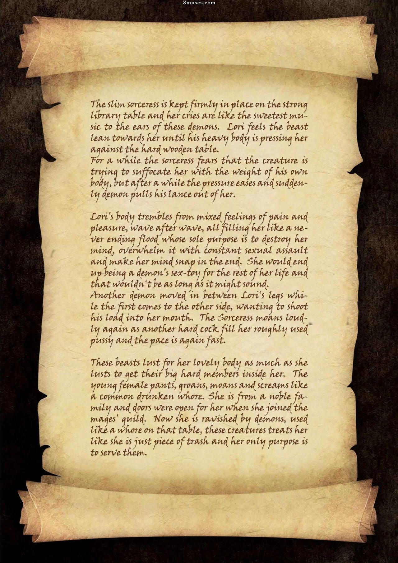 Sorceress Lori Sold To Demons porn comic picture 33