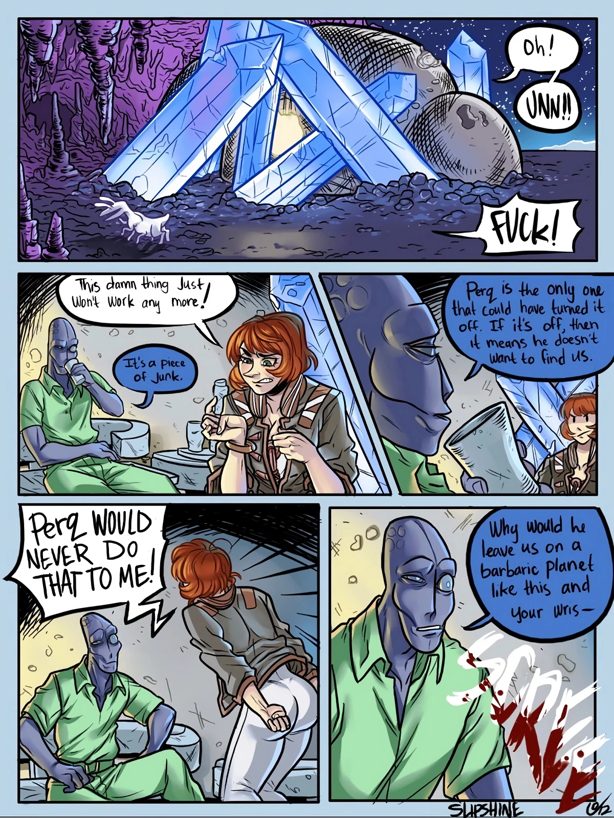 Spacy Lucy 5-9 porn comic picture 13