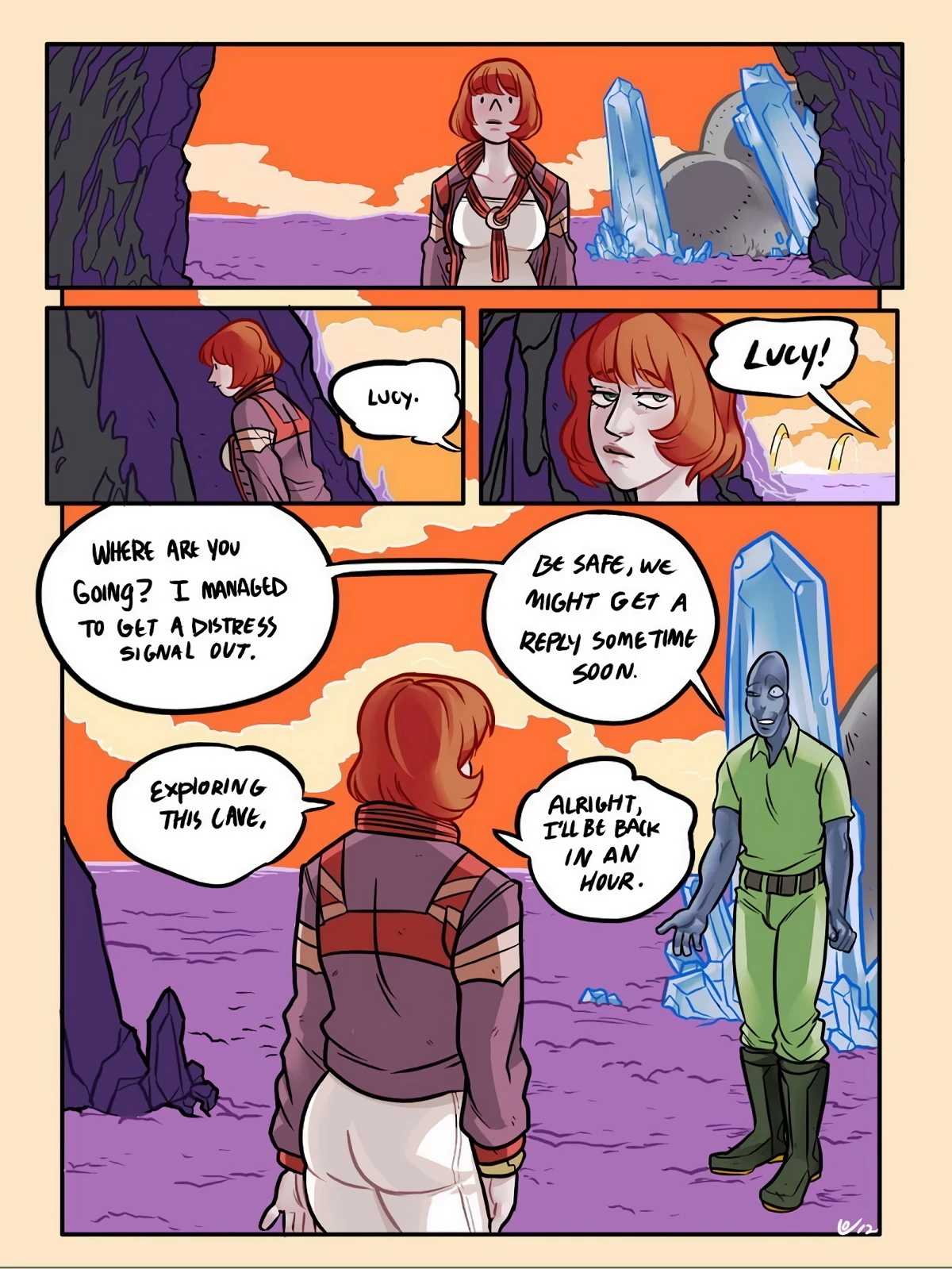 Spacy Lucy 5-9 porn comic picture 34