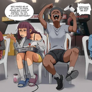 Spamming wake up supers at 7am porn comic picture 1