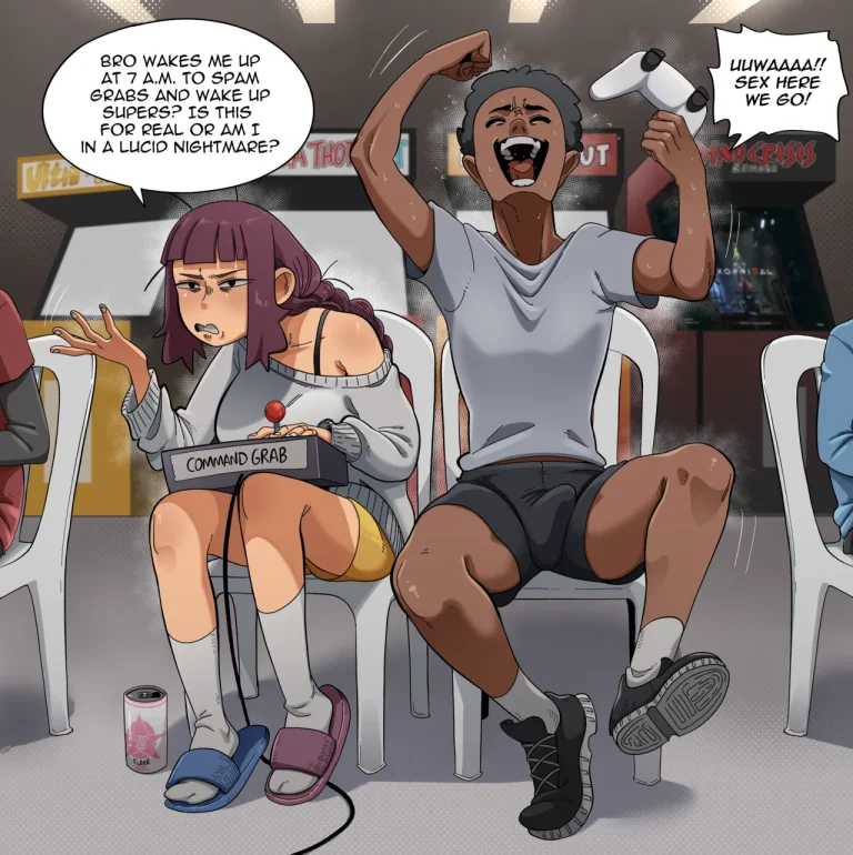 Spamming wake up supers at 7am porn comic picture 1