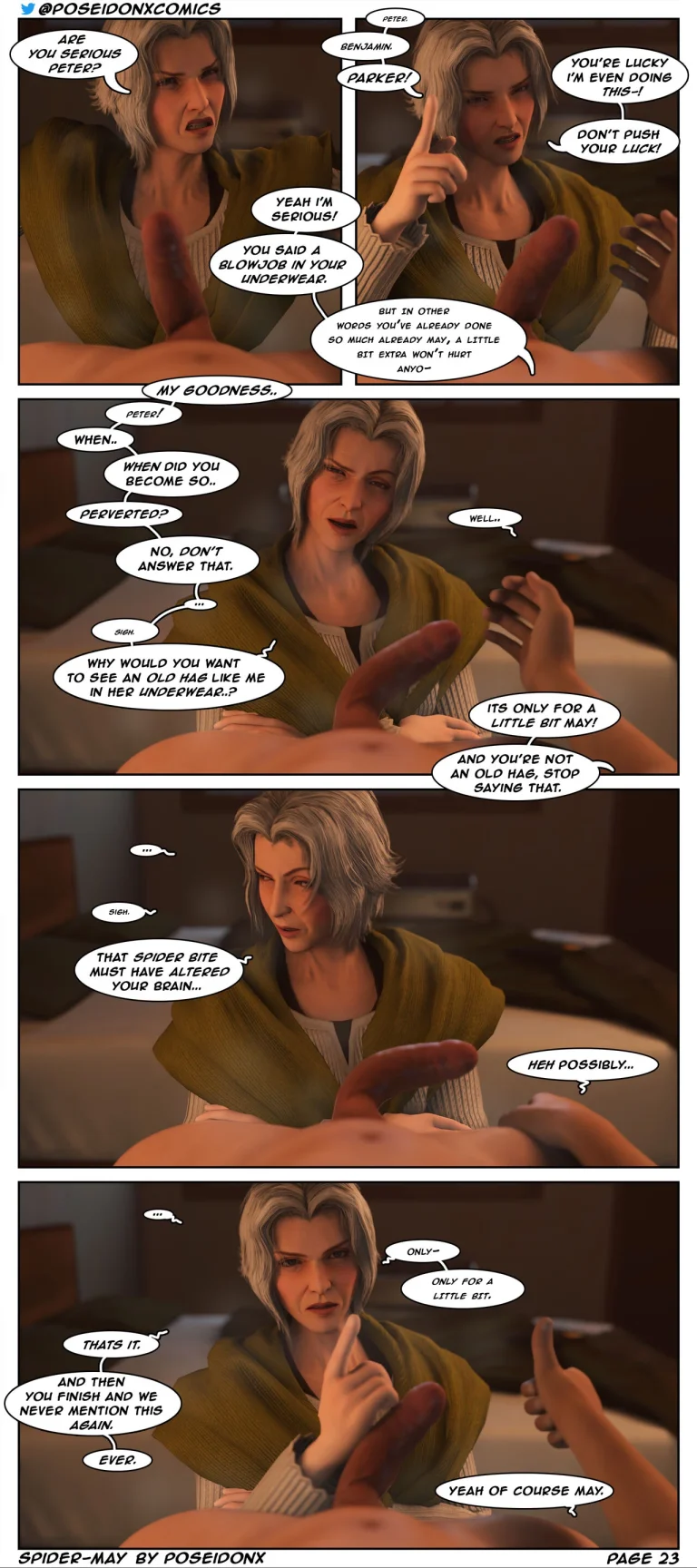 Spider-May porn comic picture 24