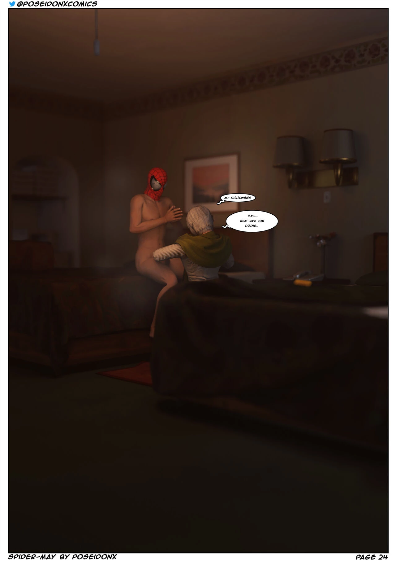 Spider-May porn comic picture 25