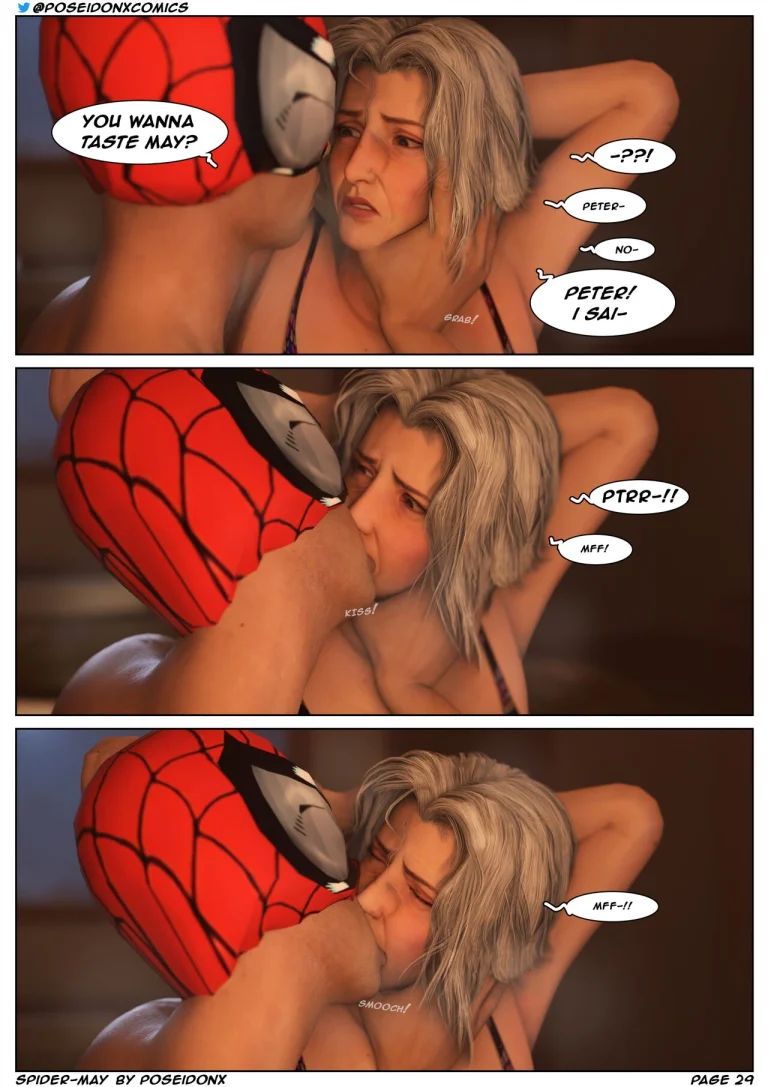 Spider-May porn comic picture 30