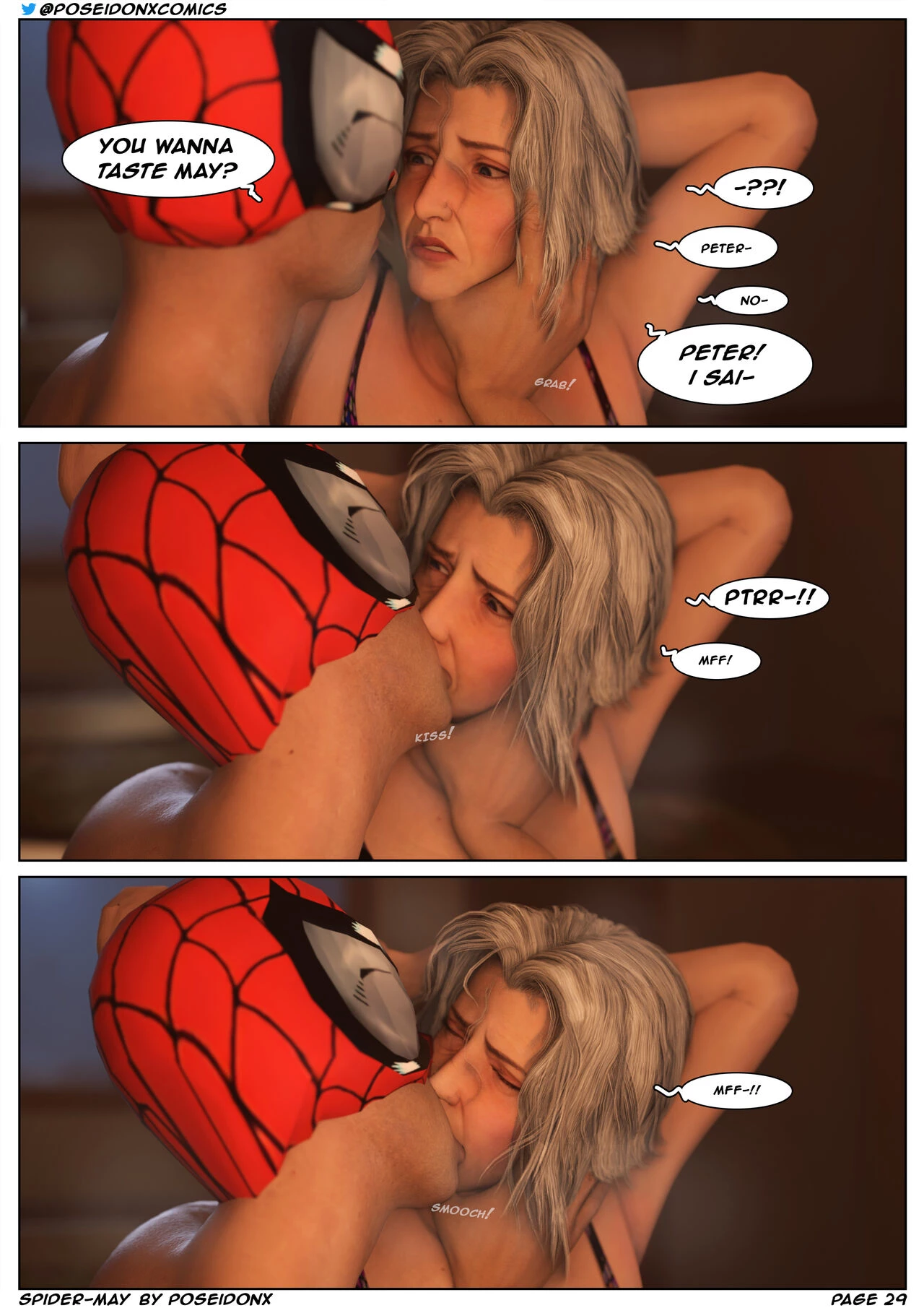Spider-May porn comic picture 30