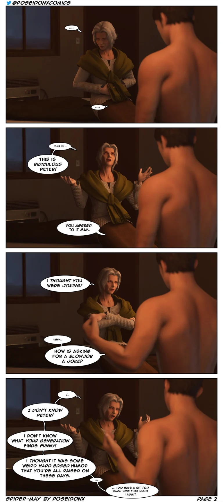 Spider-May porn comic picture 4