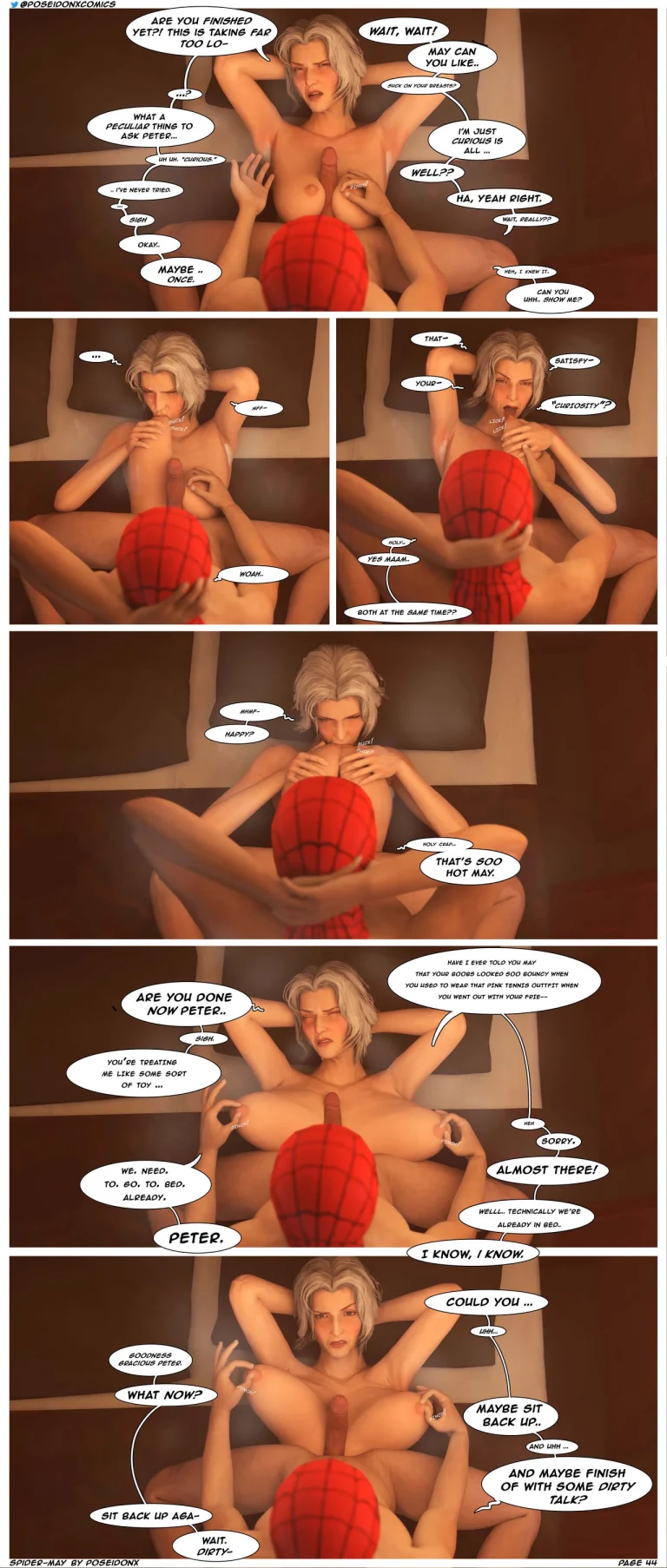 Spider-May porn comic picture 45