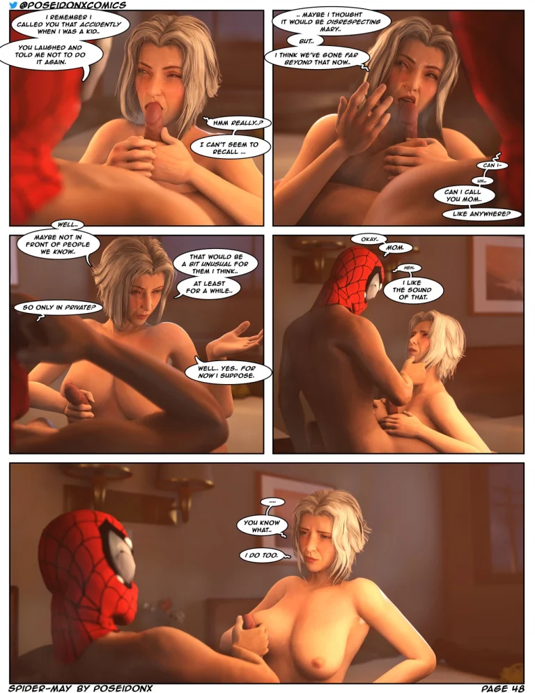 Spider-May porn comic picture 49