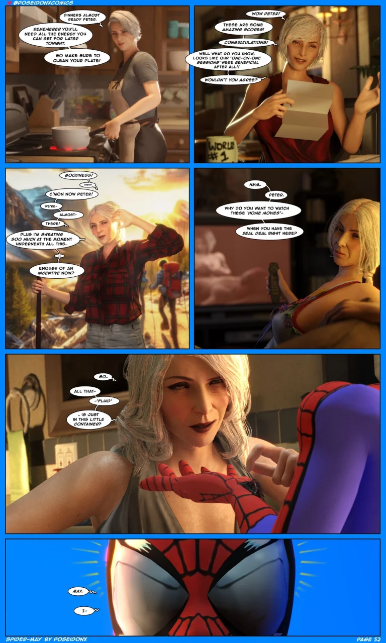 Spider-May porn comic picture 54