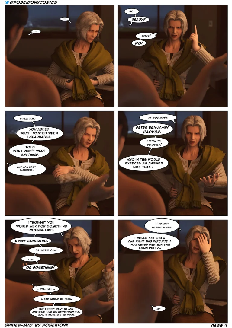 Spider-May porn comic picture 6