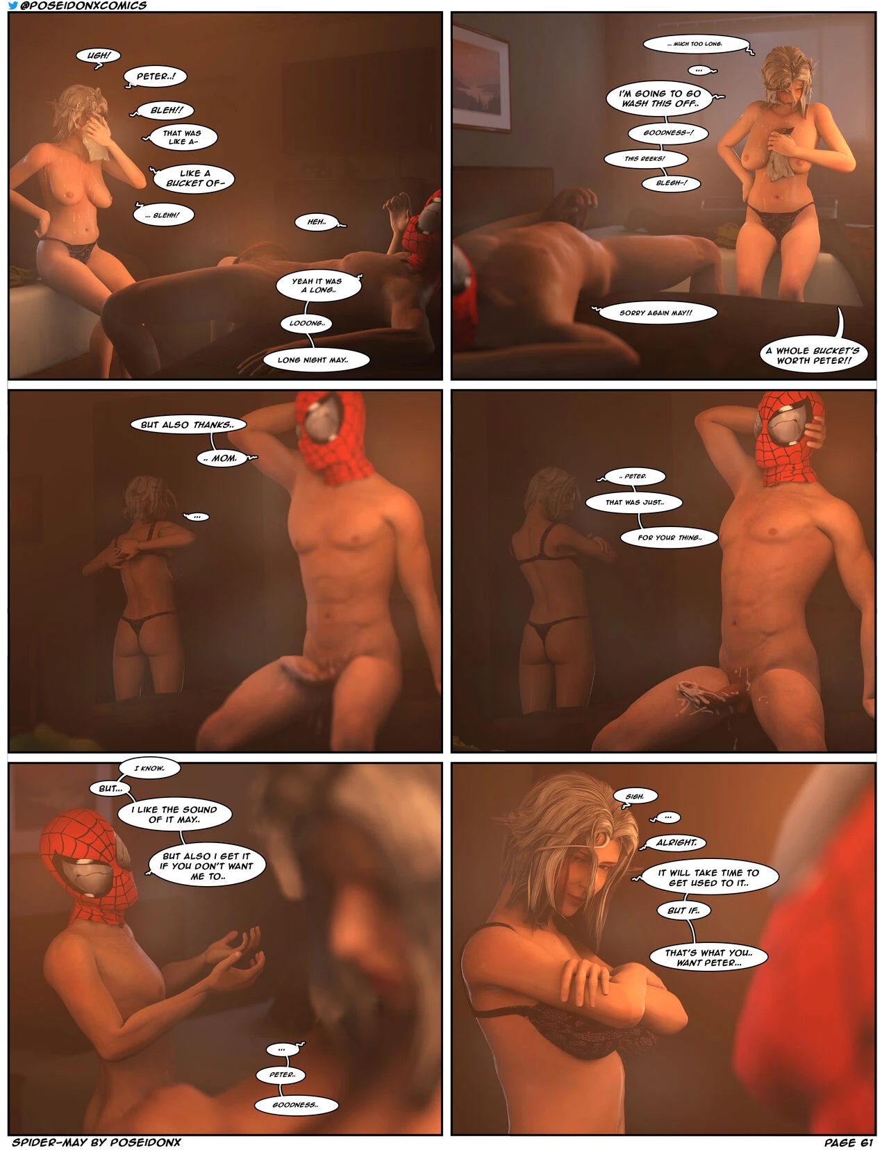 Spider-May porn comic picture 63