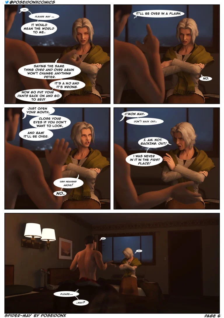 Spider-May porn comic picture 8