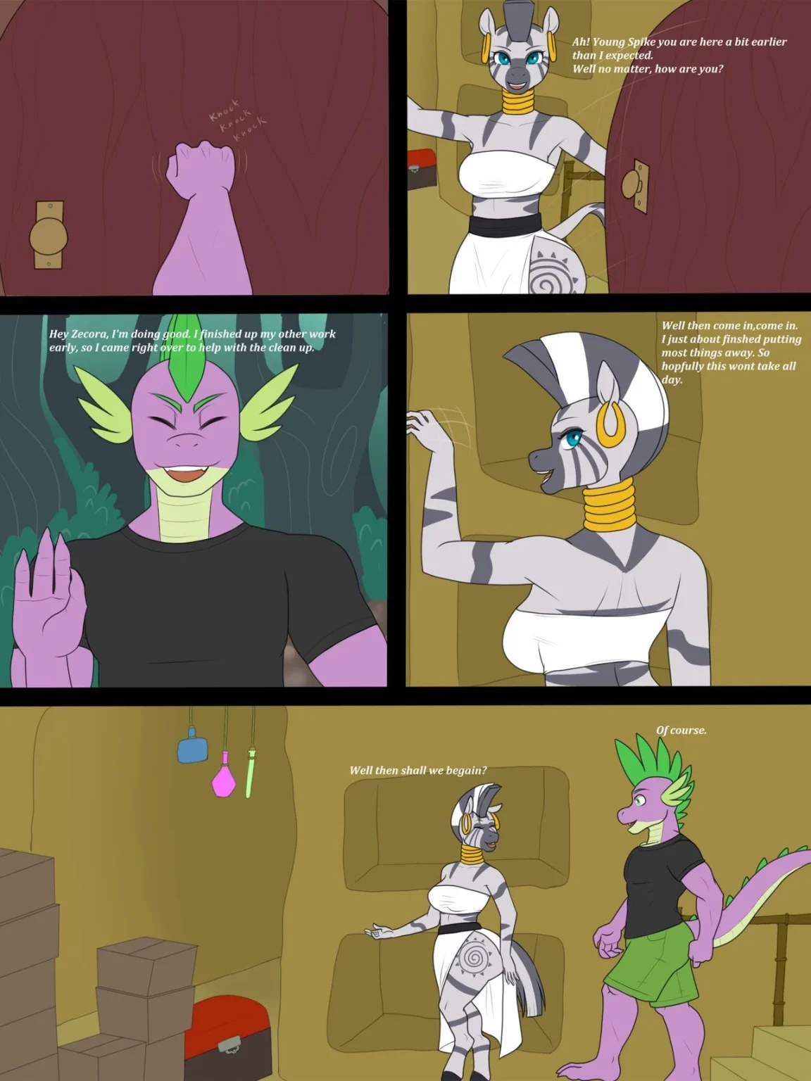 Spike's Curse porn comic picture 1