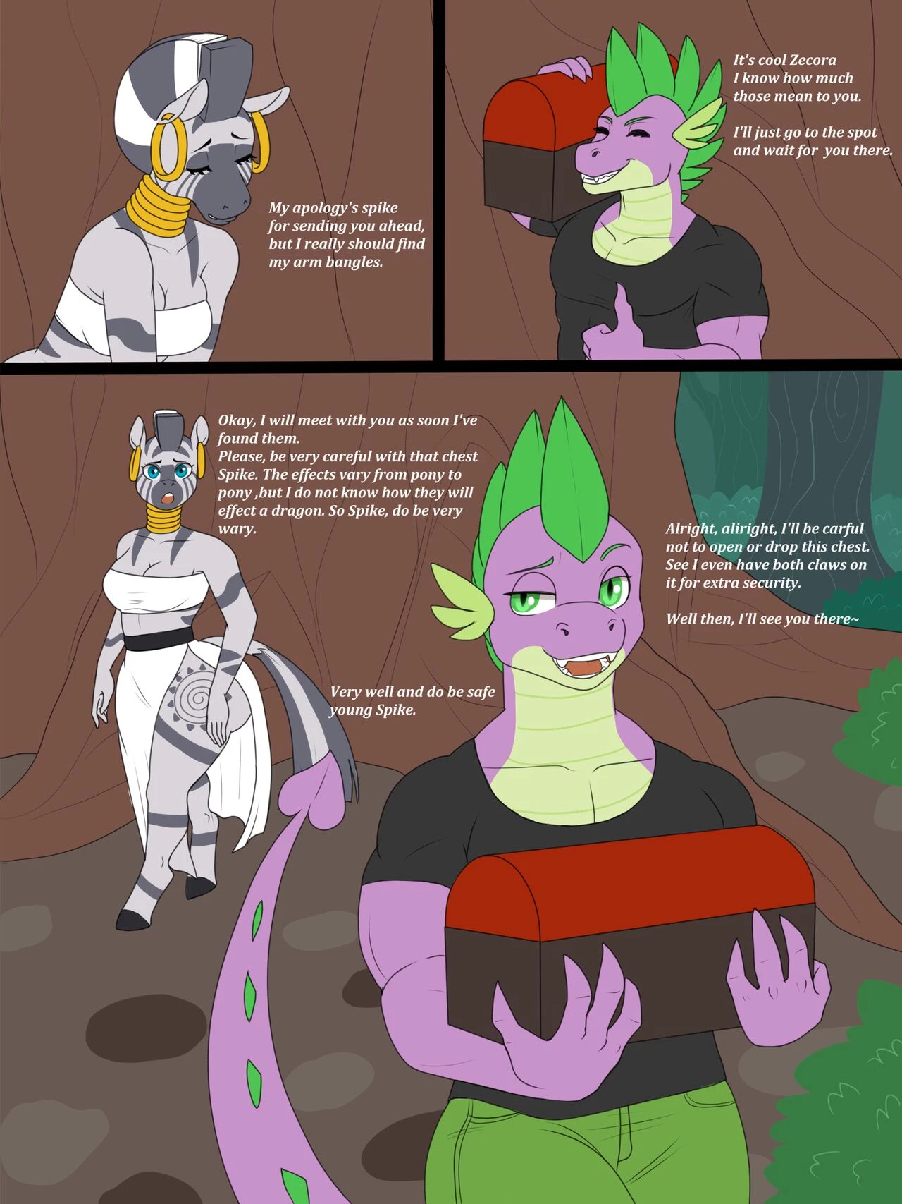 Spike's Curse porn comic picture 4