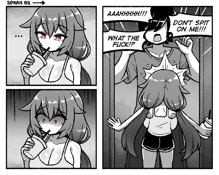 Spray porn comic picture 2