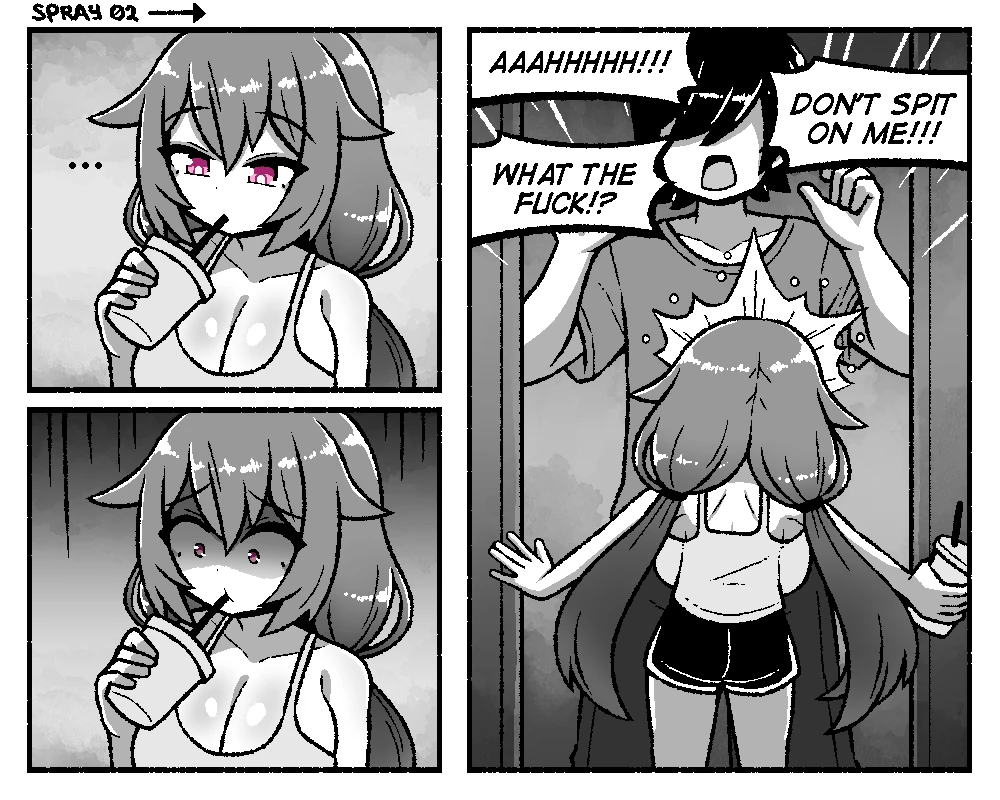 Spray porn comic picture 2
