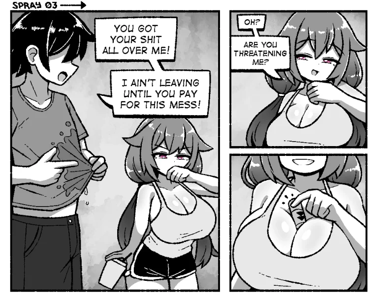 Spray porn comic picture 3