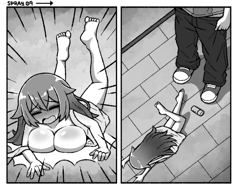 Spray porn comic picture 9