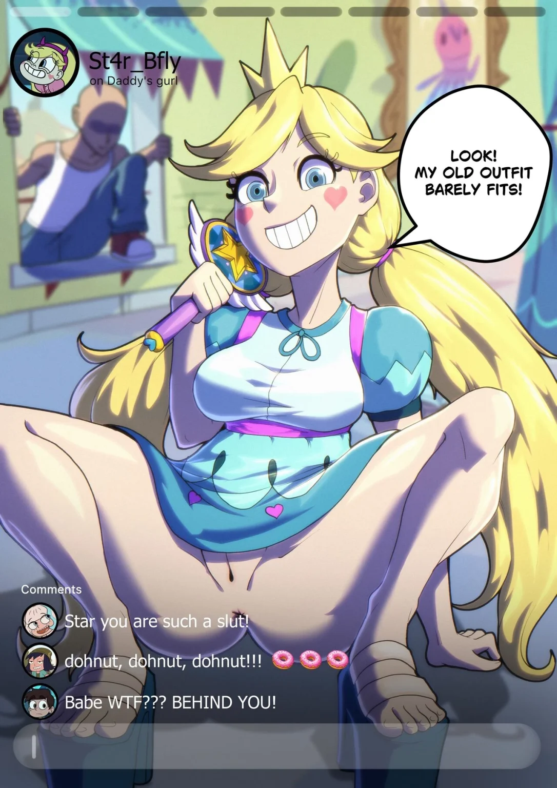 Star's Non-Con Livestream porn comic picture 1