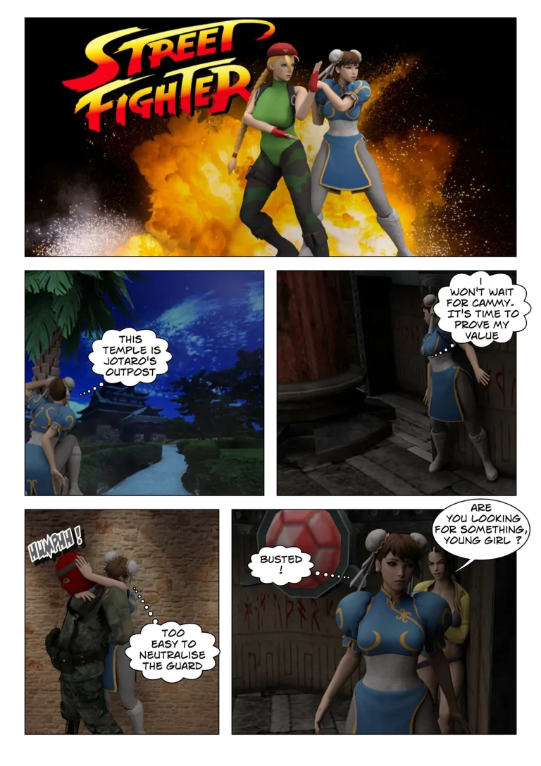 Street Fighter XXX porn comic picture 1