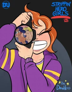 Strippin' Hero Girls porn comic picture 1