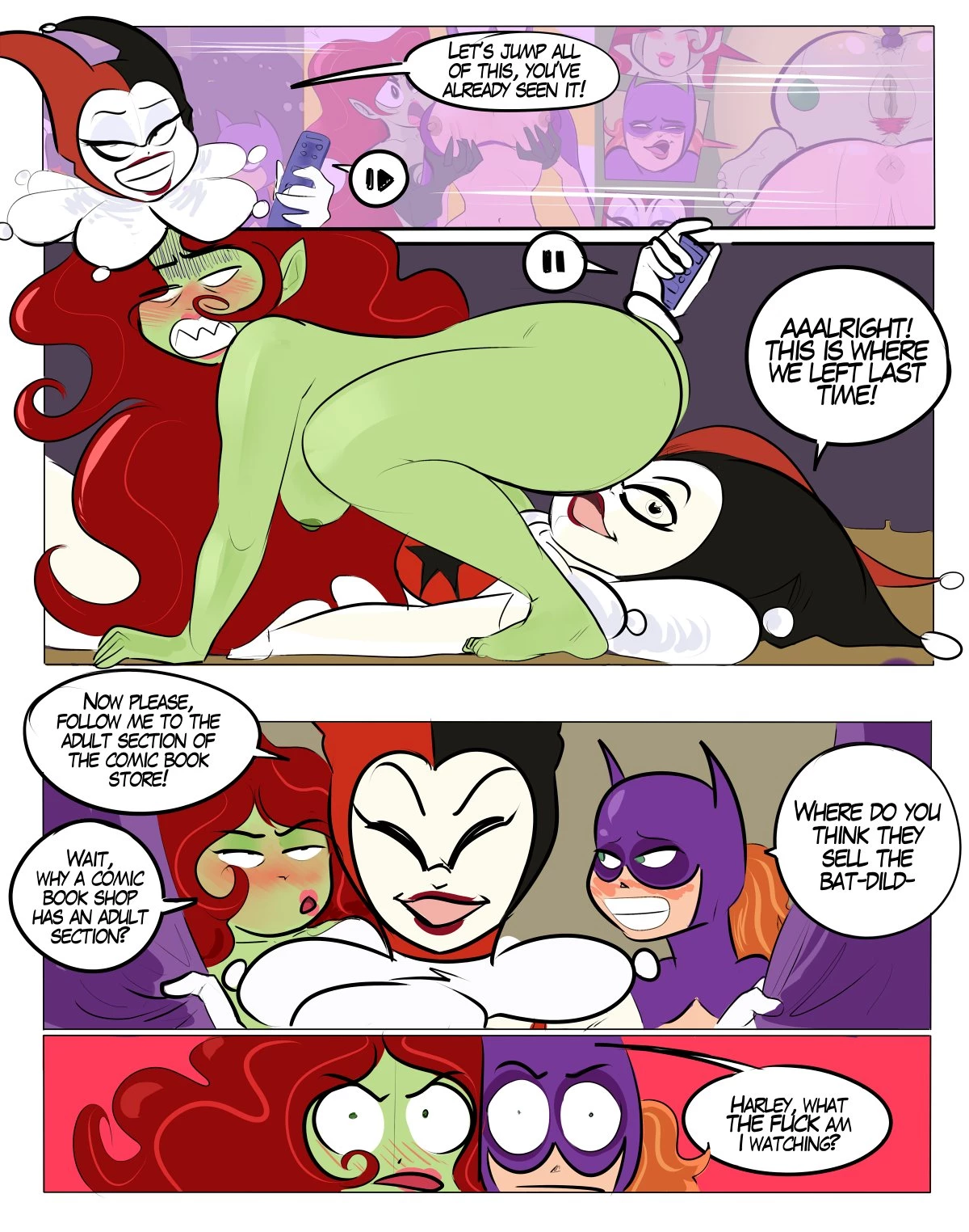 Strippin' Hero Girls porn comic picture 144