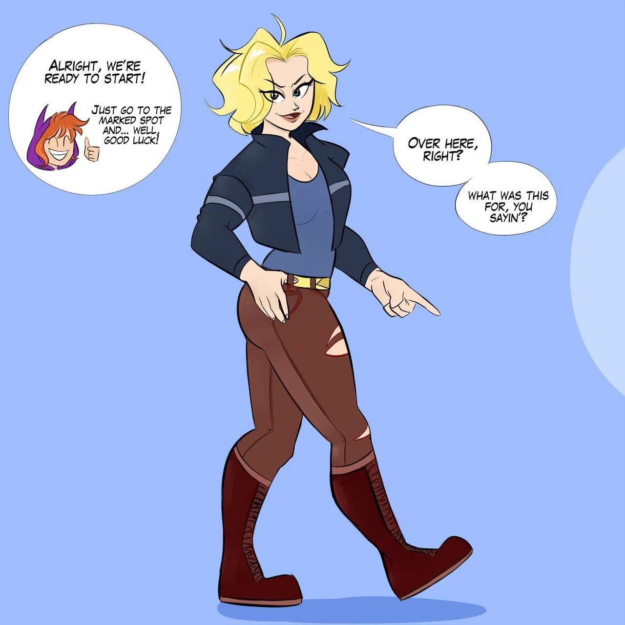 Strippin' Hero Girls porn comic picture 2